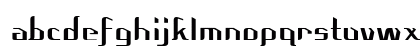 Crook Expanded Bold Lowercase Preview