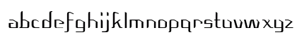 Crook Expanded Regular Lowercase Preview