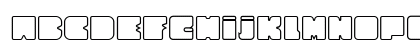 Cubesity Rounded Outline Regular Lowercase Preview