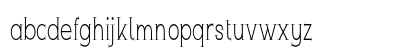 Cunningham Condensed Regular Lowercase Preview