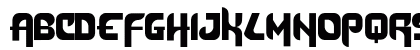 Dafunk Regular Lowercase Preview