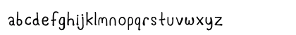Danhand Regular Lowercase Preview