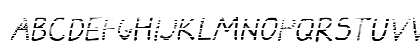 Darbog gradient Italic Lowercase Preview