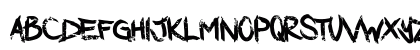 Dark Waters Regular Lowercase Preview