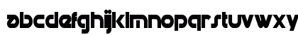 Datacron Condensed Bold Lowercase Preview