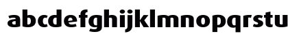 DaxWide ExtraBold Lowercase Preview
