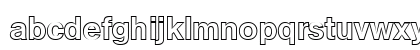 AtkinsOutlineMedium Regular Lowercase Preview