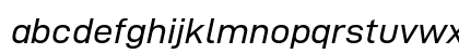 D-DIN Exp DINExp-Italic Lowercase Preview