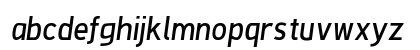 De Luxe Next Italic Lowercase Preview
