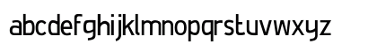 De Luxe Regular Lowercase Preview