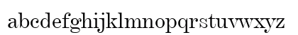 DeVinne BT Roman Lowercase Preview