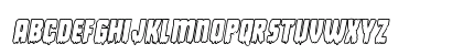 Deathblood Bold Outline Italic Italic Preview