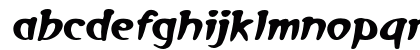 Deep Shadows Bold Italic Lowercase Preview
