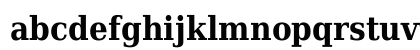 DejaVu LGC Serif Condensed Bold Lowercase Preview