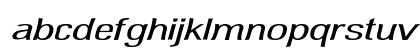 Delafino Expanded Italic Lowercase Preview