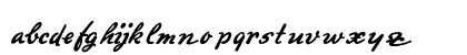 Derradeira Regular Lowercase Preview