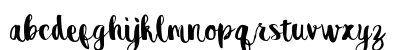 destain Regular Lowercase Preview