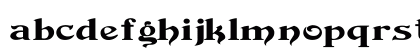 DevineBold Regular Lowercase Preview