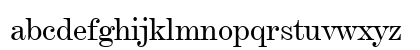 DeVinne Txt BT Regular Lowercase Preview