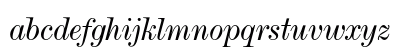 De Vinne Italic Text Lowercase Preview