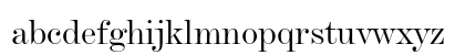 De Vinne Regular Lowercase Preview