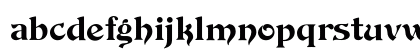 DevinneOpti Regular Lowercase Preview