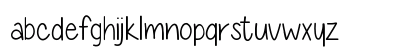 DiamondGirl Medium Lowercase Preview