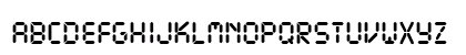 Digital Regular Lowercase Preview