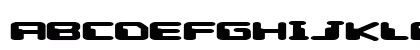Digital End Extra-expanded Bold Lowercase Preview