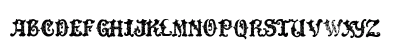 DinglE HuckleberrY Regular Lowercase Preview