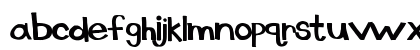dingus Regular Lowercase Preview