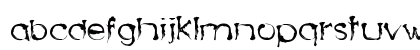 Dingy Bird Regular Lowercase Preview