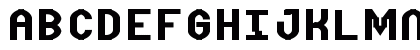 Distortion Regular Lowercase Preview