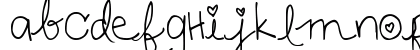DJB 2CUTE4U Regular Lowercase Preview