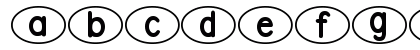 DJB Standardized Test Oval 2 Regular Lowercase Preview