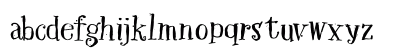 DK Hexenhammer Regular Lowercase Preview