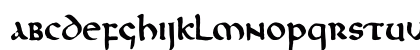 DK Northumbria Regular Lowercase Preview