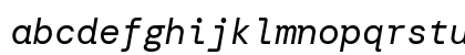 DM Mono Italic Lowercase Preview