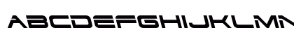 Dodger Leftalic Italic Lowercase Preview