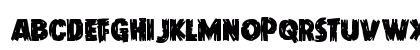Dokter Monstro Staggered Regular Lowercase Preview
