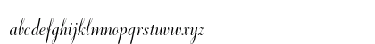 Dorchester Script MT Std Regular Lowercase Preview