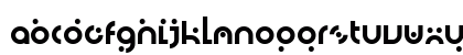 DotLirium Regular Lowercase Preview