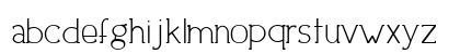 Downtown Elegance Regular Lowercase Preview