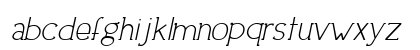 Downtown Elegance Italic Lowercase Preview