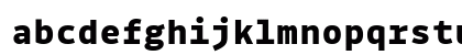 Drive Mono Extrabold Regular Lowercase Preview