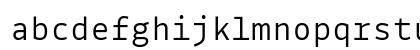 Drive Mono Light Regular Lowercase Preview