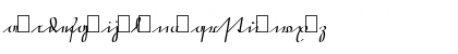 Deutsche Schreibschrift Sample Normal Font