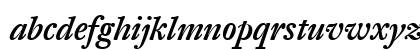 DTL Fleischmann Medium Italic Lowercase Preview