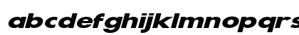 Dubble Stuff Expanded Italic Lowercase Preview