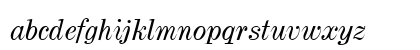 Dubiel Italic Lowercase Preview